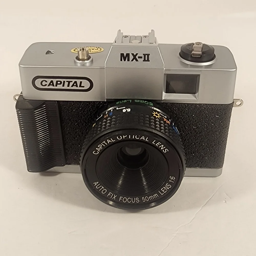 Capital MX-II 35mm Camera Original Box With Instruction Manual VTG Open Box